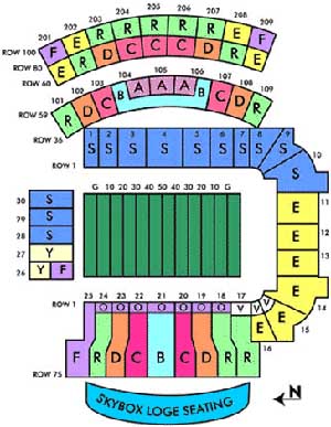 Arizona Wildcat Football Stadium Seating Chart