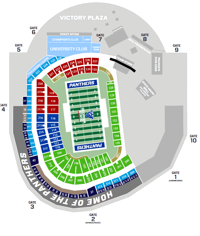 Texas State Football Seating Chart