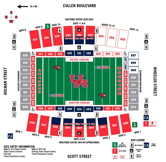 Houston Cougars 2015 Football Schedule