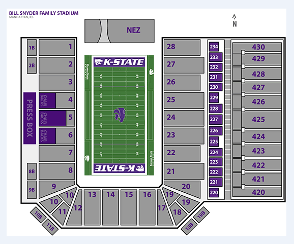 University Of Kansas Football Stadium Seating Chart