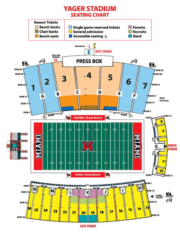 Ohio University Football Seating Chart