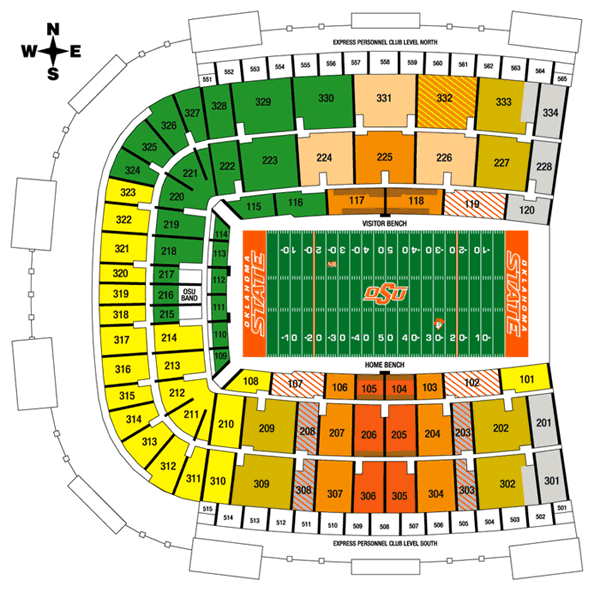 oklahoma state football seating chart - Part.tscoreks.org