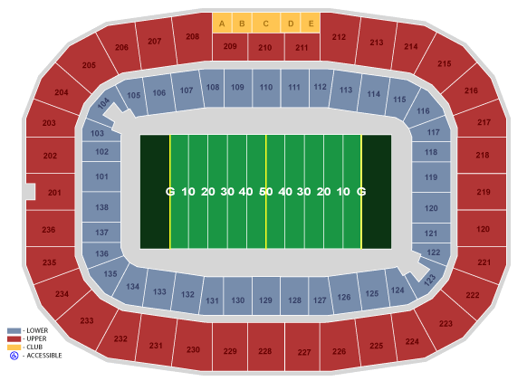 Ucf Football Stadium Seating Chart