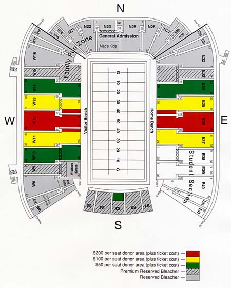 Utah State Football Seating Chart